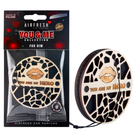 YOU & ME FOR HIM – drewniany zapach samochodowy premium